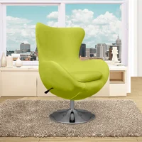 Poltrona Egg 105X77X70 Ecocuero Verde