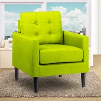 Poltrona Boss 100X90X80 Ecocuero Verde