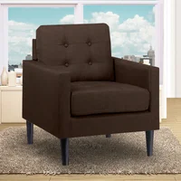 Poltrona Boss 100X90X80 Ecocuero Café