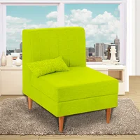 Poltrona Dussan 100X90X80 Ecocuero Verde
