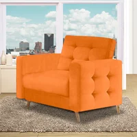 Poltrona Sanders 100X90X80 Microfibra Naranja
