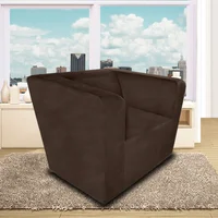 Poltrona West 100X90X80 Microfibra Café