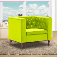 Poltrona Coleman 100X90X80 Ecocuero Verde