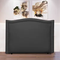 Cabecero Curvo Doble Línea Estoperol 100X130 Ec/Negro