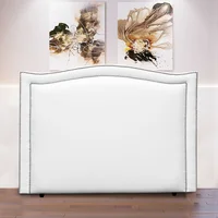 Cabecero Curvo Doble Línea Estoperol 100X130 Ec/Blanco