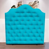 Cabecero Deacon de Piso 200X120 Ecocuero Azul