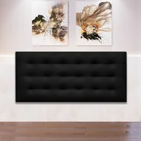 Cabecero Flotante Sin Botón 120X60 Eco Negro
