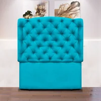 Cabecero Royal de Piso 200X120 Ecocuero Azul