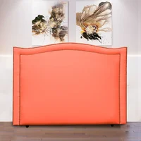 Cabecero Curvo Doble Línea Estoperol 160X130 Eco Naranja
