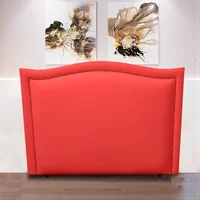 Cabecero Estoperol Centro 200X130 Microfibra Rojo