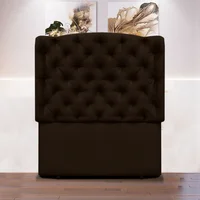 Cabecero Royal de Piso 140X120 Ecocuero Café