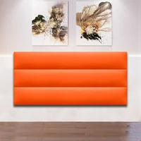 Cabecero Pearl Flotante 140X120 Eco Naranja