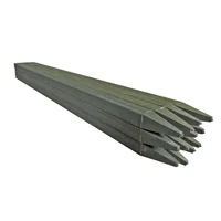 Estacón Plástico Cuadrado con Punta 6 X 6 X 220 cm Verde Maderpol