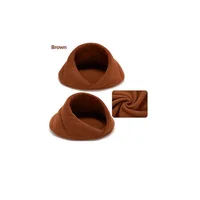 Cama Cueva Para Mascota 30X30X25 Cm Pequeña Café Solepet