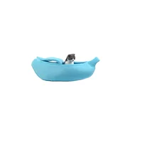 Cama Para Mascota Banana 40X15X1Cm Azul Solepet