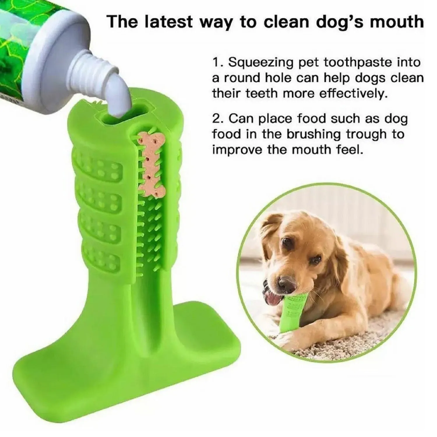 Juguete Limpiadientes Para Perro Solepet Talla L Azul - Verde 3