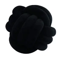 Cojín Decorativo Nudo 35X35 Negro Banzay