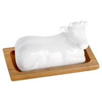 Mantequillera Porcelana Vaca