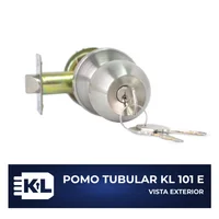 Pomo En Acero Tubular Para Entrada Principal