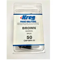 Tapones Plasticos Color Café 50 Unidades