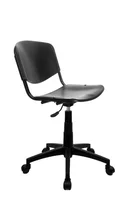 Silla De Escritorio Giratoria Negro Intertrade Plastica