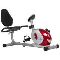 Bicicleta Estática Horizontal Magnética Cadiz Con Monitor Capacidad 100 Kg