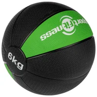 Balón Medicinal De Rebote De 2 Kg Color Negro/Verde