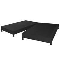 Base Cama Dividida 25x160x190 Negra