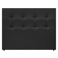 Cabecero Dublín para Cama Semidoble 110X120X7 Negro