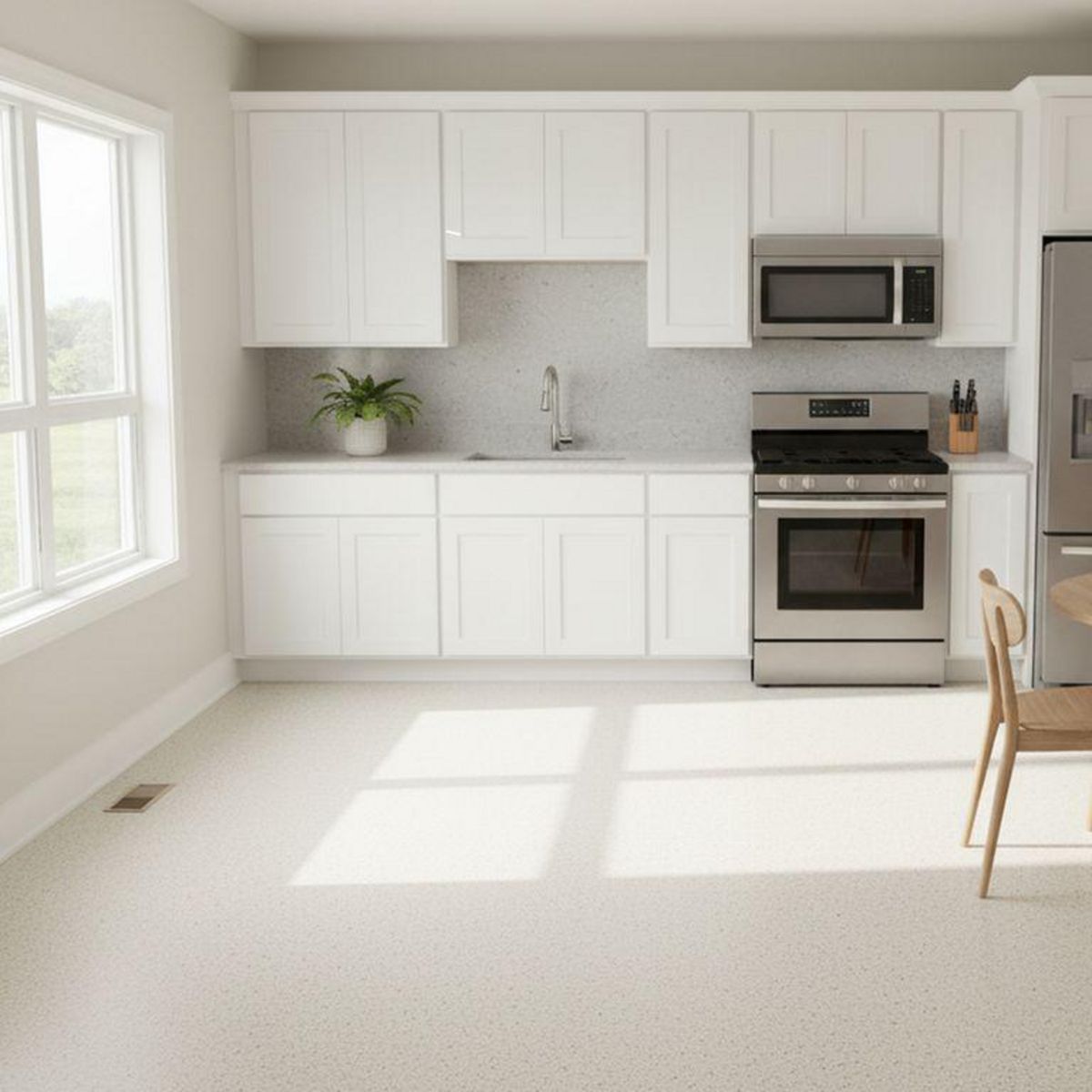 GERFLOR - Piso Vinilo En Heterogéneo Beige Rollo 10m2