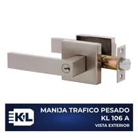 Manija Tubular Cuadrada Para Alcoba