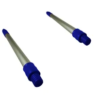 Cabo De Aluminio 1.5Mt Tapón Azul X2Und