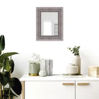Espejo Ancho 40-50 cm Alto  50.1-60 cm Florencia Plata