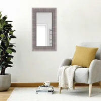 Espejo Ancho 40-50 cm Alto  70.1-80 cm Florencia Plata