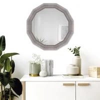 Espejo Dodecágono  80 cm Florencia Plata