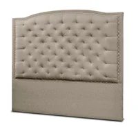Cabecero Lawrence Capitoneado para Cama King 160X200X10 Camel