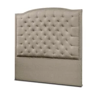 Cabecero Lawrence Capitoneado para Cama Queen 160X160X10 Camel