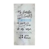 Cuadro Vidrio 25x50 Cm Familia