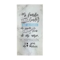 Cuadro Vidrio 25x50 Cm Familia