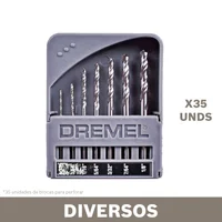 Set Kit de Brocas de Acero Rápido 628 Dremel