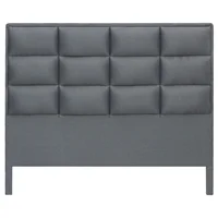 Cabecero para Cama Colchones Sencillos Londres Gris