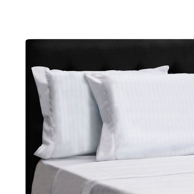 Juego De Sábanas Embozada King 200X200 Blanco DORMILANDIA | falabella.com