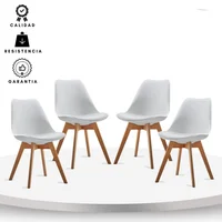 Set X4 Silla Milano 45X39X85 Blanco