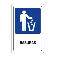 Señales de Información Basuras 22x15 Cm