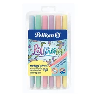Plumón Markana Twist Pincel Pastel X 12 Und