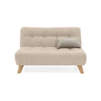 Sofa 2p navara trigo 82x121x80 tela antifluido