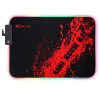 Mouse Pad Gamer Iluminación Luz RGB Base Antideslizante