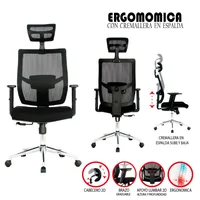 Silla Oficina Popayan 108X62X48 Negro