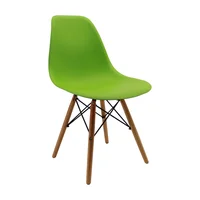 Silla Eames Patas Madera 80.5x46.5x42 Verde