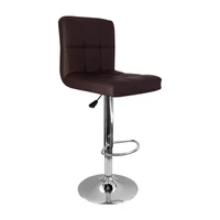 Silla Puff Forrada Tipo Bar 113x37x41 Café